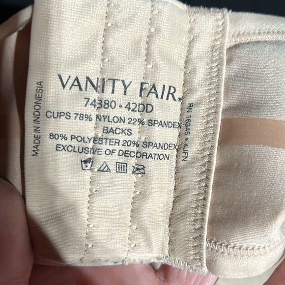 Vanity fair strapless bra 42DD - Picture 3 of 3